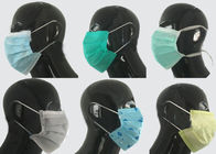 หน้ากากป้องกันใบหน้าที่สะดวกสบาย Earloop 3 ชั้นที่มีรูพรุนและระบายอากาศ ผู้ผลิต